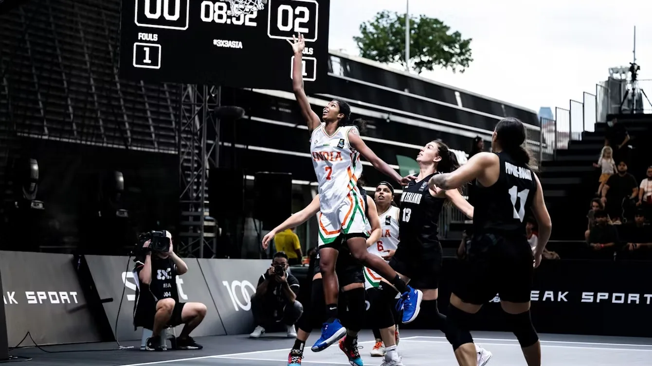 FIBA 3x3 Asia Cup 2023 Indian women win against Hong Kong, lose